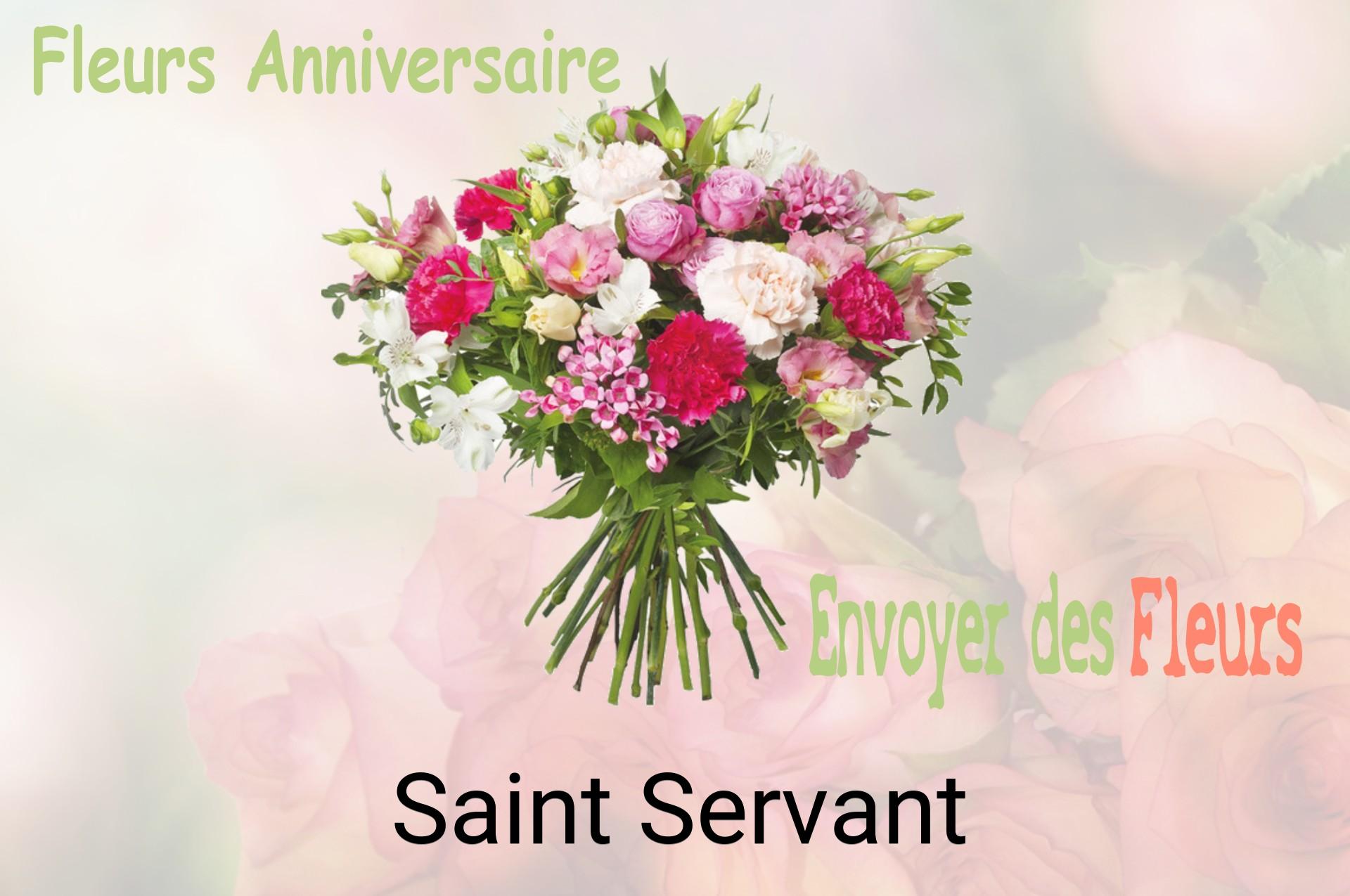 Bouquet de fleurs d’anniversaire livré à Saint-Servant